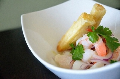 Freshly Made Ceviche Mixto